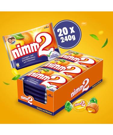 Buy nimm2 Bonbons - 20 x 240g | Fruit Juice & Vitamins Filled Candies - Best International Shipping - Buy Online on GoSupps.com