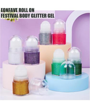  EONFAVE Roll-on Glitter Body Gel Gold Glitter Mermaid Face Holographic Festival Liquid Festival Accessories Glitter Twill Glitter Halloween Rave - Buy Online on GoSupps.com