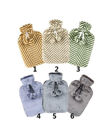 Maies Hot Water Bottle Heating Pad Hot Water Bottle Hot Bag for Pain Relief Massage Warmer Rubber Water Bottle Winter Heating Supplies for Cramps Hot Cold Therapy