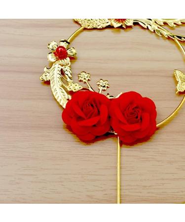Personalised Cake Toppers Cake Decorations Cake Toppers for Women Chinese Style Cake Decorations Elegant Party Dessert Decoration Supplies Love Gift Gold Gd - Buy Online on GoSupps.com