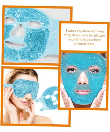 DOITOOL 1 Set Cold Compress Full Gel Women Beauty Eye Mask Ice Puffiness Women Beauty Mask Women Facial Mask Skin Care Facial Mask Cold Eye Mask Goggles Travel Cool Elastic Rope - Buy Online on GoSupps.com