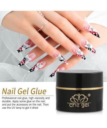 Rhinestone Nail Adhesive Gel | Professional UV Glue for Nail Art Decoration | Bling Tools for Nail Glitter and Gems - Buy Online on GoSupps.com