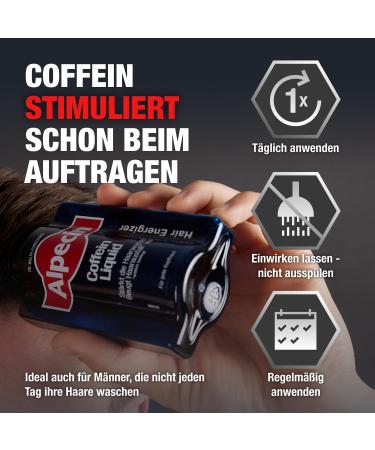  Alpecin Alpecin Hair Energizer Caffeine Liquid - 4 x 200ml - Hair Energizer to Prevent Hereditary Hair Loss in Men - Strengthen Hair Root - Buy Online on GoSupps.com