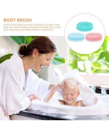 Beavorty Scalp Scrubber Set - 6 Silicone Hair Brushes for Adults and Kids - Buy Online on GoSupps.com