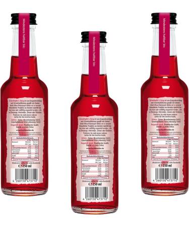  Fruchtwerker Fruchtwerker | Pomegranate & Vinegar | With Real Fruit Juice | Set of 3 | 3 x 250ml Glass Bottles - Buy Online on GoSupps.com