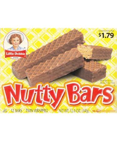 Little Debbie Nutty Bars Wafer Bar 25.2 Oz (3 Boxes) - Delicious Snack Pack from Little Debbie - Buy Online on GoSupps.com