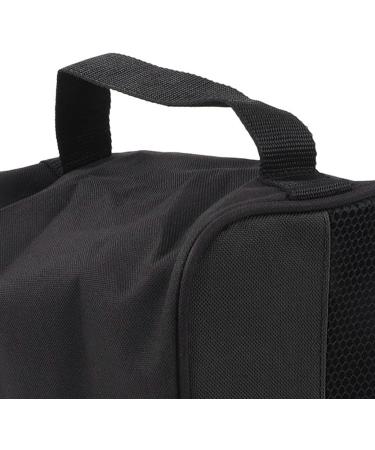 Premium Foldable Golf Shoe Travel Bag Splash-Proof Dustproof Scratch-Resistant Breathable | Ideal for Golf Exercises & Leisure Sports (Black) - Buy Online on GoSupps.com