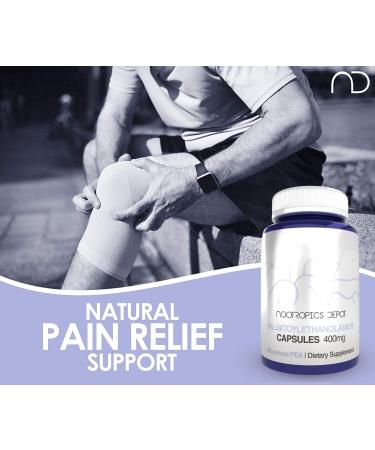 Nootropics Depot Palmitoylethanolamide Capsules 400mg | 30 Count | Supports Healthy Inflammatory Response | International Shipping Available - Buy Online on GoSupps.com