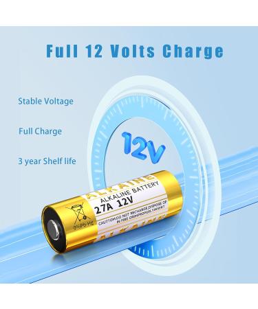 A27 Battery - Long-Lasting 12V Alkaline Batteries (5 Pack) for Doorbells & Remotes - Buy Internationally - Buy Online on GoSupps.com