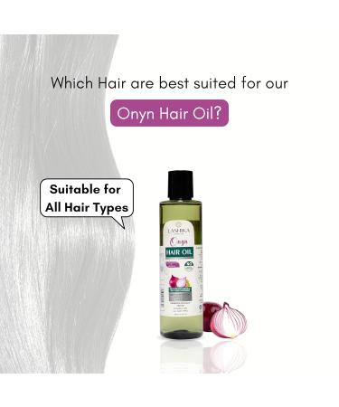 Onion Hair Oil for Hair Growth | Enriched with Onion Seed Black Seed Coconut & Olive Oil | Revives Dull Hair | Unisex - 200ML - Buy Online on GoSupps.com