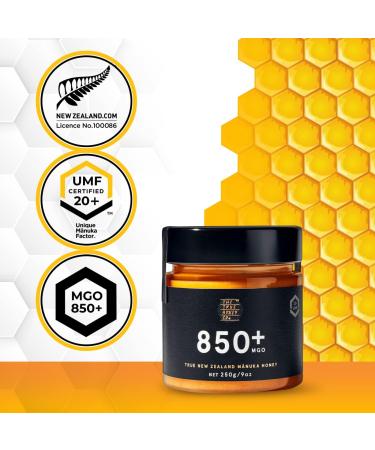 Miel de Manuka MGO 850+ (UMF 20+) 250g - Certifi UMF r el - The True Honey Co. - Buy Online on GoSupps.com