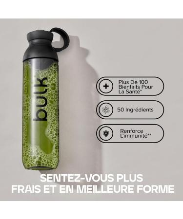Bulk Everyday Super Greens Poudre | Th P che Glac | 30 Portions | Avec 50 Vitamines Min raux & Superaliments | Riche en Vitamine C D & B12 | Soutient Immunit & Bien- tre - Buy Online on GoSupps.com