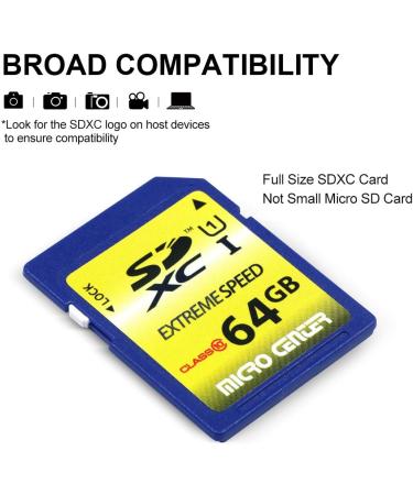Micro Center 64GB Class 10 SDXC Flash Memory Card 2 Pack - Trail Camera SD Cards - Buy Online on GoSupps.com