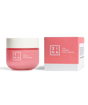 3INA Vegan Cruelty-Free Sorbet Face Cream - Coral - Moisturizing & Soothing - Lightweight Texture - International Shipping - Buy Online on GoSupps.com