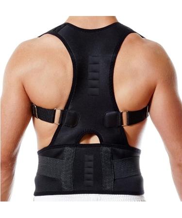 Posture Corrector for Women and Men Back Support Belt Lumbar Brace Shoulder Support Compression Vest for Clavicle to Support Spine Lumbar Neck Shoulder (Size : X-Large) (Small) (Large) - Buy Online on GoSupps.com