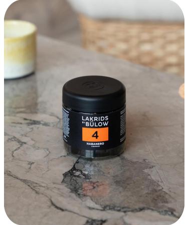 Lakrids by B low 4 - Habanero 150g | Vegan Gourmet Licorice with Chili | Gluten-Free & Gelatin-Free | Eco-Friendly Recycled PET Packaging - Buy Online on GoSupps.com