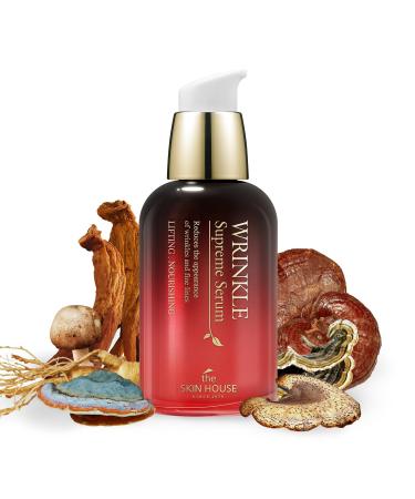 Wrinkle Serum 1.69 fl. oz Fermented Red Ginseng Wrinkles & Fine Lines Treatment Skin Rejuvenating Face Serum Korean Skin Care K-beauty