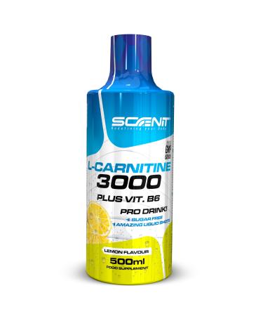 L Carnitine 3000 - L Carnitine - L-Carnitine - Liquid Carnitine - Liquid Carnitine - LCarnitine - Pure Carnitine - Liquid L-Carnitine - 500 ml (Lemon)