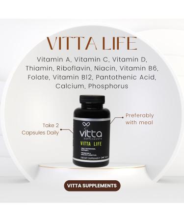 Vitta Life Tabs - Multivitamin with Vitamins A C D & B Complex | 60 Tabs | Boost Immunity & Health - Shop Internationally - Buy Online on GoSupps.com