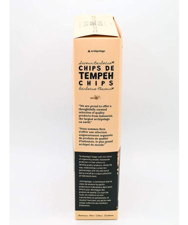 Archipelago Tempeh Chips BBQ Flavour - 140g | Healthier Chips | No-MSG - Buy Online on GoSupps.com