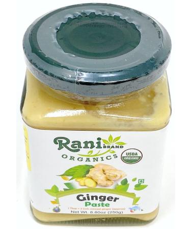 Rani Organic Ginger Cooking Paste 8.80oz (250g) - Vegan, Gluten Free, NON-GMO | USDA Certified Organic Ginger from India | Glass Jar, No Colors | 8.80 Ounce (Pack of 1) - Buy Online on GoSupps.com
