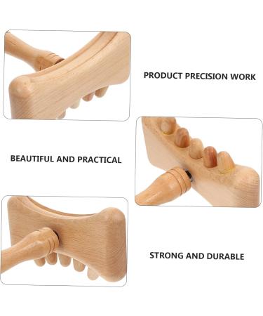 Lurrose Facial Tools - 1 Piece Handwood Gua Sha Massage Tool for Relaxation & Beauty - Manual Beech Massage Stick for Glowing Skin - Buy Online on GoSupps.com