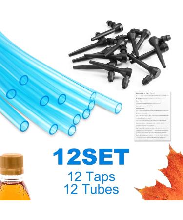 ALLOMN Maple Syrup taps Maple Syrup Taps Spile Kit Maple Tree Tapping Kit Maple Sap Tap with Tube Maple Tree 12-Pack Set Including Tree Taps Drop Line Tube - Buy Online on GoSupps.com