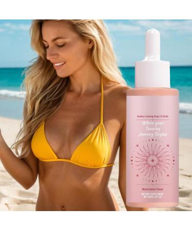  Generisch Self Tanning Drops | Tanning Drops for Water Lightweight Moisturizing Makeup with Sun Protection 60ml for Body and Legs Daily Use Easy to Travel Summer Indoor - Buy Online on GoSupps.com