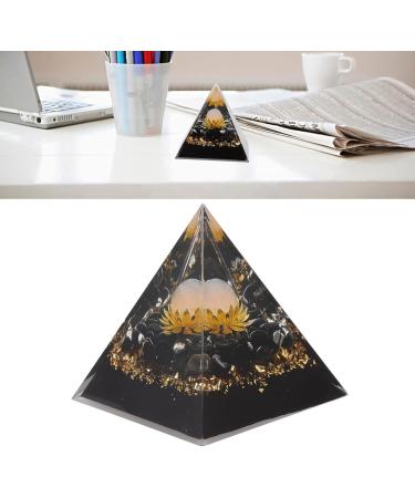 Buy Hohxfyp Orgon Pyramid Exquisite Resin Crystal Chakra Pyramid for Meditation Yoga & Home Decor - Buy Online on GoSupps.com