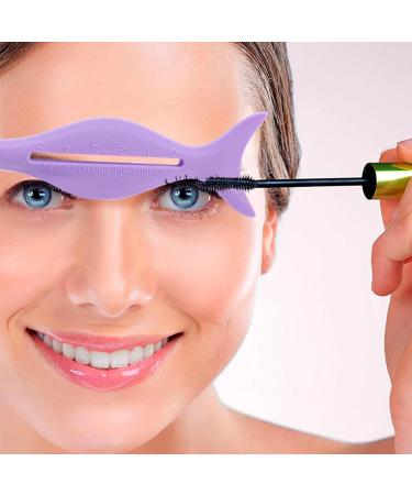 Silicone Makeup Stencil - Silicone Eyes Wing Eyeliner Stencils Tool | Lightweight Soft Portable Makeup Stencil for Girls Women Teens Females Purple - Buy Online on GoSupps.com