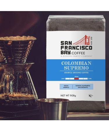 San Francisco Bay Coffee Colombia Supremo Ground 908g - Buy Online on GoSupps.com