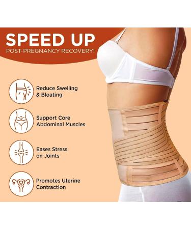 Postpartum C-Section 2-in-1 Maternity Belt | Abdominal Support for Women - International Shipping - Buy Online on GoSupps.com
