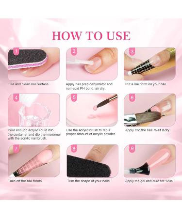 Clear Acrylic Nail Powder 120g for Professional 3D French Manicure & Nail Art - High-Quality Polymer for Extensions & Carving - Buy Online on GoSupps.com