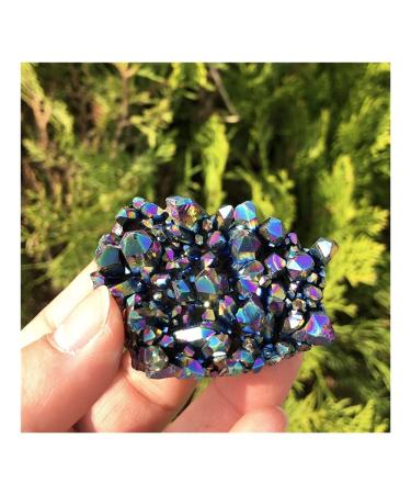 Natural Crystal Rough 1pcs Natural Beauty of Electroplated Crystal Cluster Quartz Stone Flower Crafts