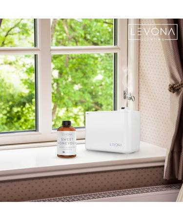 Levona Scent Essential Oil - Fresh Aroma for Home Office Hotel & Spa Perfect in Humidifiers and Diffusers Luxury Fragrance With Nectarine Rose White Musk Notes - 700ml/ 23 fl oz Sweet Honeydew - Buy Online on GoSupps.com