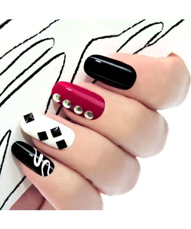 500 Natural Acrylic Artificial Nails - 10 Sizes DIY Set with Box for Easy Application | International Shipping - Buy Online on GoSupps.com