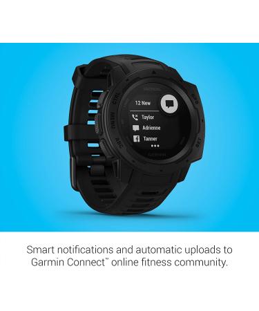 Garmin Instinct Tactical  Rugged GPS Watch  Tactical Specific Features  Constructed to U.S. Military Standard 810G for Thermal  Shock and Water Resistance  Black - Buy Online on GoSupps.com