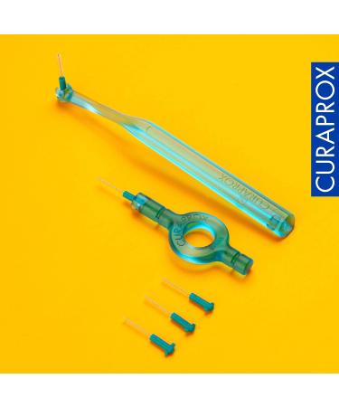 Curaprox Interdental Brush Set CPS 06 Prime Start - 5 Brushes 0.6mm Turquoise Starter Set for Effective Oral Care - Buy Online on GoSupps.com