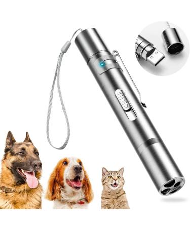 Cat Pointer Interactive Toys Cat Chasing Toys Pet Toys for Indoor Kitten Play Chase Exercise USB Recharge Cat Toy Pointer for Indoor Cat Mouse Toys Wand Light Pet Interactive Toys
