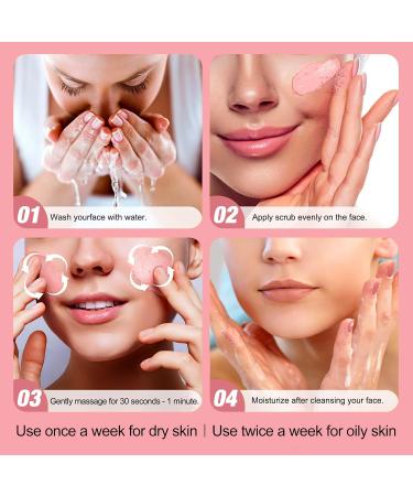 Face Scrub with Retinol and Vitamin E - Exfoliating Face Wash Scrub Face Exfoliator Face Scrub for Women Gentle Facial Scrub Cleanser for Peeling Brightening Blackheads & Acne Hydrating Skin - Buy Online on GoSupps.com