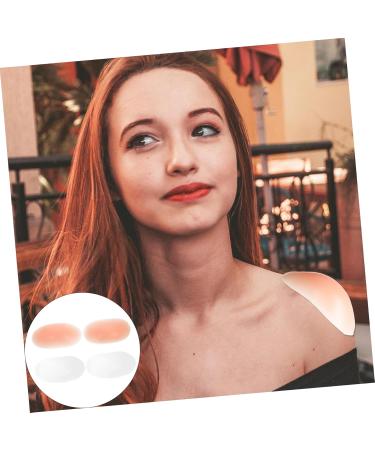 Lurrose Clear Strap Bra 2 Pairs Padded Shoulder Artifact Shoulder Push- up Pads Blouses Shoulder Pads Enhancer Invisible Man - Buy Online on GoSupps.com