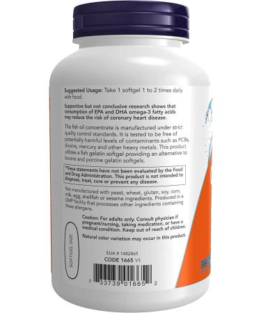 Now Foods Ultra Omega-3 Fish Oil Softgels | 500 EPA, 250 DHA â€“ 180 Count - Buy Online on GoSupps.com