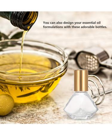 Beavorty 12-Pack Glass Roller Bottles for Essential Oils & Makeup Remover - Travel-Friendly Durable and Stylish - Buy Online on GoSupps.com