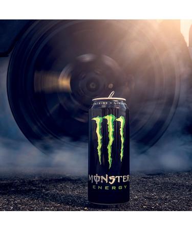 Monster Energy - 1 x 500ml Box Energy Drink with ginseng taurine caffeine and B vitamins original and refreshing taste - Buy Online on GoSupps.com