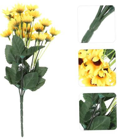 Zerodeko 3pcs Sunflower Plant Decor Bouquet Decors Flower Arrangement Bouquets Ramo De Flores Artificiales Artificial Flower Bouquets Home Decoration Plants Decor Silk Flower Wedding Bundle As Shown 33X17X17cm - Buy Online on GoSupps.com