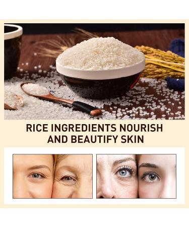  AJOG Rice Facial Essence - Brightening and moisturizing cream rice serum for refined pores and balanced complexion regenerating improves skin radiance and elasticity 30 ml (3 pcs) - Buy Online on GoSupps.com