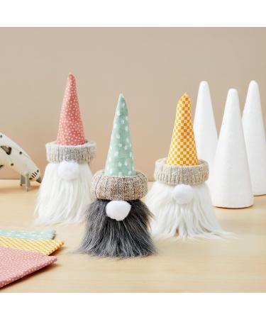 12-Pack Foam Tree Cones for DIY Arts and Crafts - Handmade Gnomes, Holiday Decor, Classroom Activities | Bulk Pack (White, 2.87x7.25 in) - Buy Online on GoSupps.com