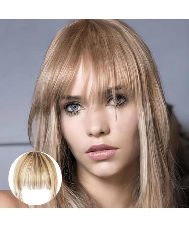 Clip On Bangs Human Hair - Human Hair Clip In Air Bangs | Natural Color Clip On Neat Bangs | Stylish Hair Bangs Fringe Hairpieces | Thick Bangs Extensions Neat With Temples Clip For Women gray gold - Buy Online on GoSupps.com