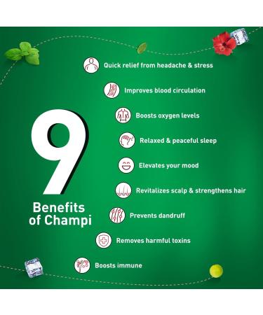 Navratna Ayurvedic Extra Cool Oil | with 9 Unique Herbal Ingredients | Relaxing Massage Oil with Cooling Effect | Provides Nourished Scalp | Reduces Body Pain | 6.09 Fl Oz / 180 ml - Buy Online on GoSupps.com