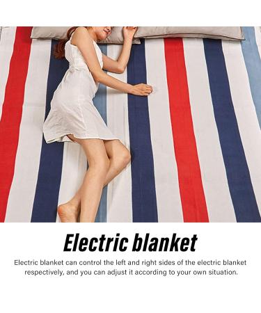 ZJchao Electric Blanket - Waterproof Double Control Intelligent Timer Fast Heating for Home Use | Quality Electrically Heated Throw Blanket - Buy Online on GoSupps.com